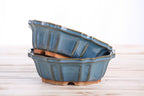 Willow Bonsai Ceramics Flower Design Bonsai Pot 6.5 Inch – Elegant Ceramic Bonsai & Succulent Planter, High‑Fired Frost‑Proof Stoneware with Drainage & Wiring Holes, Handmade in USA (Peacock 2025)