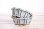 Willow Bonsai Ceramics Flower Design Bonsai Pot 5 Inch – Elegant Ceramic Bonsai & Succulent Planter, High‑Fired Frost‑Proof Stoneware with Drainage & Wiring Holes, Handmade in USA (Glacier)