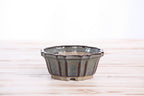 Willow Bonsai Ceramics Flower Design Bonsai Pot 4.5 Inch – Elegant Ceramic Bonsai & Succulent Planter, High‑Fired Frost‑Proof Stoneware with Drainage & Wiring Holes, Handmade in USA (Starry Night)