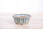 Willow Bonsai Ceramics Flower Design Bonsai Pot 4.5 Inch – Elegant Ceramic Bonsai & Succulent Planter, High‑Fired Frost‑Proof Stoneware with Drainage & Wiring Holes, Handmade in USA (Glacier)