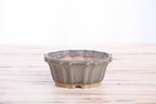 Willow Bonsai Ceramics Flower Design Bonsai Pot 4.5 Inch – Elegant Ceramic Bonsai & Succulent Planter, High‑Fired Frost‑Proof Stoneware with Drainage & Wiring Holes, Handmade in USA (Ocean)
