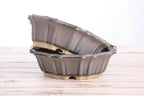 Willow Bonsai Ceramics Flower Design Bonsai Pot 8 Inch – Elegant Ceramic Bonsai & Succulent Planter, High‑Fired Frost‑Proof Stoneware with Drainage & Wiring Holes, Handmade in USA (Ocean)