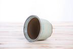 Willow Bonsai Ceramics Flute Bonsai Pot 4 Inch – Round Semi‑Cascade Ceramic Bonsai & Succulent Planter with Fluted Profile and Banded Base, High‑Fired Frost‑Proof Stoneware, Handmade in USA (Glacier)