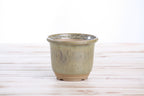 Willow Bonsai Ceramics Flute Bonsai Pot 4 Inch – Round Semi‑Cascade Ceramic Bonsai & Succulent Planter with Fluted Profile and Banded Base, High‑Fired Frost‑Proof Stoneware, Handmade in USA (Copenhagen)