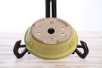 Willow Bonsai Ceramics Fat Bonsai Pot 5.5 Inch – Bold Oval Ceramic Bonsai & Succulent Planter with Accentuated Rim, High‑Fired Frost‑Proof Stoneware, Handmade in USA (Yellow)