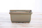 Willow Bonsai Ceramics Rectangle Deep Bonsai Pot 6 Inch – Higher‑Profile Rectangular Ceramic Bonsai & Succulent Planter with Accentuated Rim, High‑Fired Frost‑Proof Stoneware, Handmade in USA (Speckled Moss)