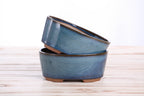 Willow Bonsai Ceramics Oval A Bonsai Pot 6 Inch – Straight‑Sided Oval Ceramic Bonsai & Succulent Planter, High‑Fired Frost‑Proof Stoneware with Drainage & Wiring Holes, Handmade in USA (Peacock 2025)