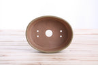 Willow Bonsai Ceramics Oval A Bonsai Pot 6 Inch – Straight‑Sided Oval Ceramic Bonsai & Succulent Planter, High‑Fired Frost‑Proof Stoneware with Drainage & Wiring Holes, Handmade in USA (Copenhagen)