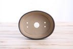 Willow Bonsai Ceramics Oval A Bonsai Pot 6 Inch – Straight‑Sided Oval Ceramic Bonsai & Succulent Planter, High‑Fired Frost‑Proof Stoneware with Drainage & Wiring Holes, Handmade in USA (Avocado)