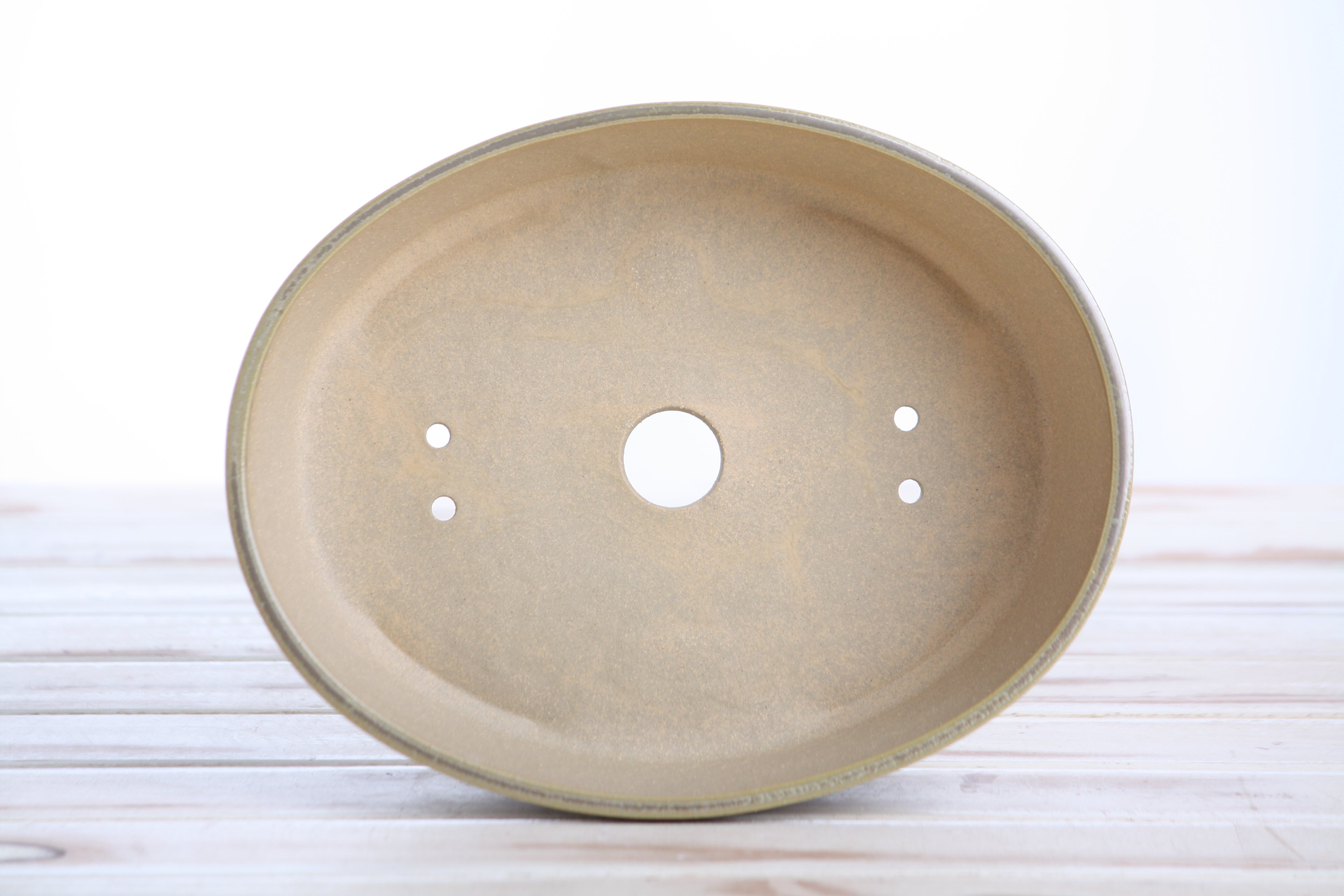 Willow Bonsai Ceramics Oval A Bonsai Pot 8 Inch – Straight‑Sided Oval Ceramic Bonsai & Succulent Planter, High‑Fired Frost‑Proof Stoneware with Drainage & Wiring Holes, Handmade in USA (Copenhagen)
