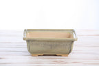 Willow Bonsai Ceramics Square Bonsai Pot 6 Inch – Low‑Profile Square Ceramic Bonsai & Succulent Planter with Accentuated Rim, High‑Fired Frost‑Proof Stoneware, Handmade in USA (Copenhagen)