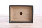 Willow Bonsai Ceramics Rectangle Bonsai Pot 8 Inch – Lower‑Profile Rectangular Ceramic Bonsai & Succulent Planter with Accentuated Rim, High‑Fired Frost‑Proof Stoneware, Handmade in USA (Avocado)