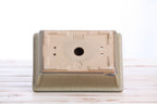 Willow Bonsai Ceramics Rectangle Bonsai Pot 8 Inch – Lower‑Profile Rectangular Ceramic Bonsai & Succulent Planter with Accentuated Rim, High‑Fired Frost‑Proof Stoneware, Handmade in USA (Speckled Moss)