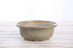 Willow Bonsai Ceramics Round Bonsai Pot 6 Inch – Round Ceramic Bonsai & Succulent Planter with Accentuated Rim and Sculpted Foot Ring, High‑Fired Frost‑Proof Stoneware, Handmade in USA (Copenhagen)