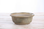 Willow Bonsai Ceramics Round Bonsai Pot 6 Inch – Round Ceramic Bonsai & Succulent Planter with Accentuated Rim and Sculpted Foot Ring, High‑Fired Frost‑Proof Stoneware, Handmade in USA (Copenhagen)