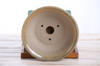 Willow Bonsai Ceramics Round Bonsai Pot 6 Inch – Round Ceramic Bonsai & Succulent Planter with Accentuated Rim and Sculpted Foot Ring, High‑Fired Frost‑Proof Stoneware, Handmade in USA (Copenhagen)