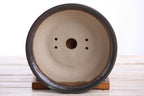 Willow Bonsai Ceramics Round Bonsai Pot 7 Inch – Round Ceramic Bonsai & Succulent Planter with Accentuated Rim and Sculpted Foot Ring, High‑Fired Frost‑Proof Stoneware, Handmade in USA (Avocado)