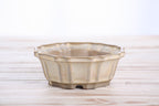 Willow Bonsai Ceramics Flower Design Bonsai Pot 5 Inch – Elegant Ceramic Bonsai & Succulent Planter, High‑Fired Frost‑Proof Stoneware with Drainage & Wiring Holes, Handmade in USA (Limited Edition 2)