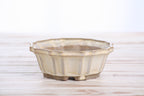 Willow Bonsai Ceramics Flower Design Bonsai Pot 5 Inch – Elegant Ceramic Bonsai & Succulent Planter, High‑Fired Frost‑Proof Stoneware with Drainage & Wiring Holes, Handmade in USA (Limited Edition 2)