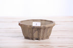 Willow Bonsai Ceramics Flower Design Bonsai Pot 4.5 Inch – Elegant Ceramic Bonsai & Succulent Planter, High‑Fired Frost‑Proof Stoneware with Drainage & Wiring Holes, Handmade in USA (Limited Edition 3)