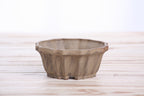 Willow Bonsai Ceramics Flower Design Bonsai Pot 4.5 Inch – Elegant Ceramic Bonsai & Succulent Planter, High‑Fired Frost‑Proof Stoneware with Drainage & Wiring Holes, Handmade in USA (Limited Edition 3)