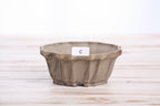 Willow Bonsai Ceramics Flower Design Bonsai Pot 4.5 Inch – Elegant Ceramic Bonsai & Succulent Planter, High‑Fired Frost‑Proof Stoneware with Drainage & Wiring Holes, Handmade in USA (Limited Edition 5)