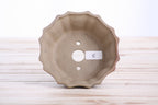 Willow Bonsai Ceramics Flower Design Bonsai Pot 4.5 Inch – Elegant Ceramic Bonsai & Succulent Planter, High‑Fired Frost‑Proof Stoneware with Drainage & Wiring Holes, Handmade in USA (Limited Edition 5)