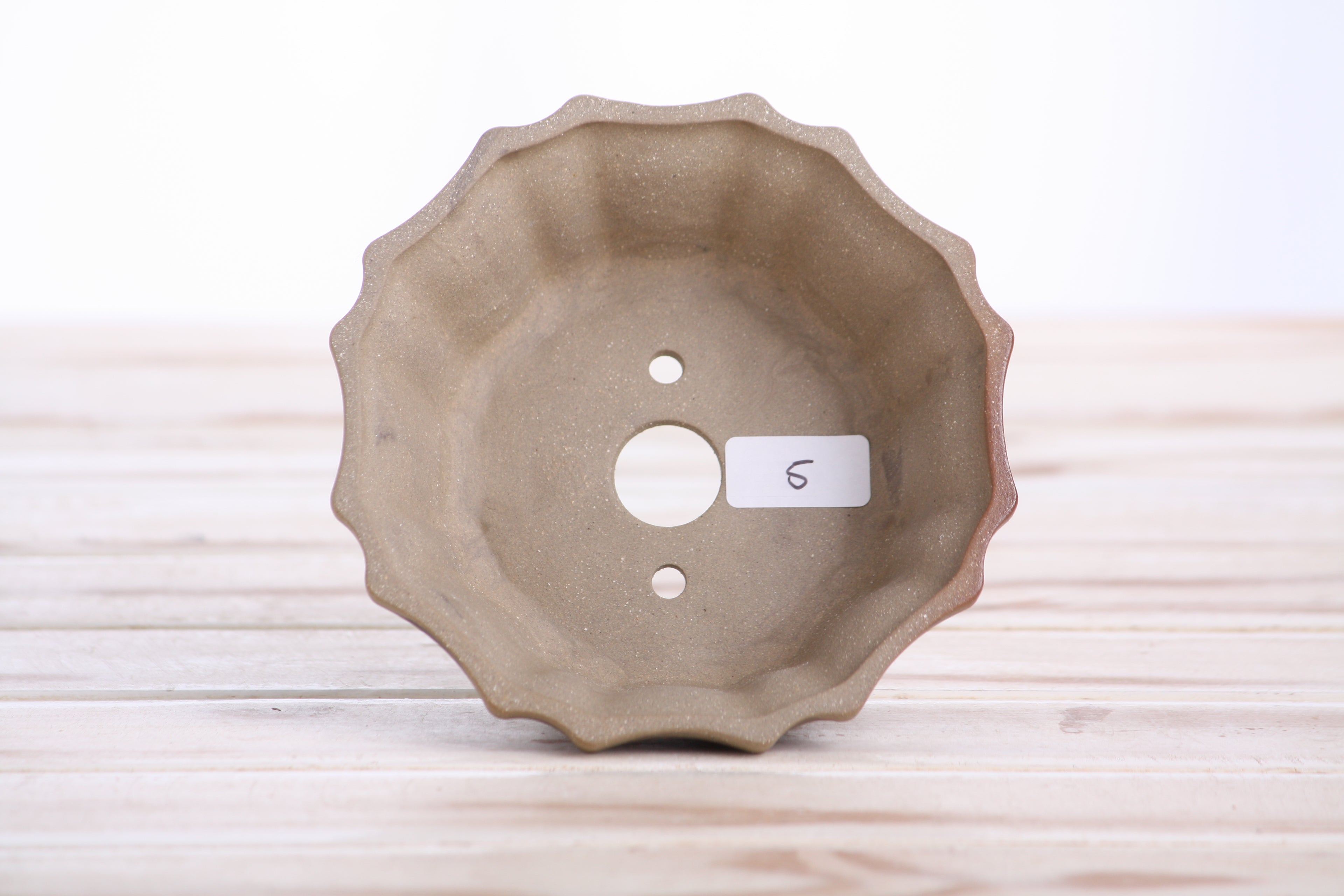 Willow Bonsai Ceramics Flower Design Bonsai Pot 4.5 Inch – Elegant Ceramic Bonsai & Succulent Planter, High‑Fired Frost‑Proof Stoneware with Drainage & Wiring Holes, Handmade in USA (Limited Edition 5)