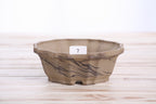 Willow Bonsai Ceramics Flower Design Bonsai Pot 5 Inch – Elegant Ceramic Bonsai & Succulent Planter, High‑Fired Frost‑Proof Stoneware with Drainage & Wiring Holes, Handmade in USA (Limited Edition 7)