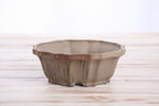 Willow Bonsai Ceramics Flower Design Bonsai Pot 5 Inch – Elegant Ceramic Bonsai & Succulent Planter, High‑Fired Frost‑Proof Stoneware with Drainage & Wiring Holes, Handmade in USA (Limited Edition 8)