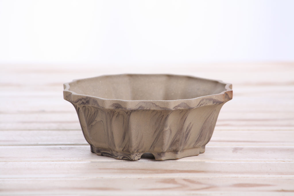 Willow Bonsai Ceramics Flower Design Bonsai Pot 5 Inch – Elegant Ceramic Bonsai & Succulent Planter, High‑Fired Frost‑Proof Stoneware with Drainage & Wiring Holes, Handmade in USA (Limited Edition 9)