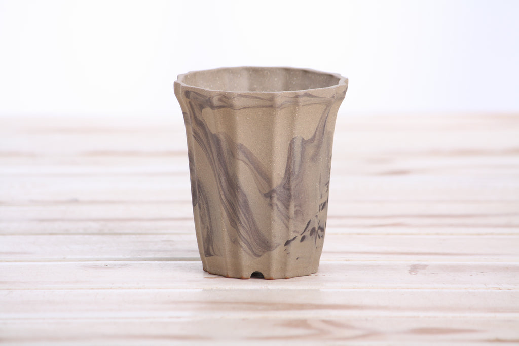 Willow Bonsai Ceramics Flower Design Cascade Bonsai Pot 3 Inch – Elegant Tall Ceramic Bonsai & Succulent Planter, High‑Fired Frost‑Proof Stoneware with Drainage & Wiring Holes, Handmade in USA (Limited Edition 12)