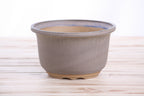 Willow Bonsai Ceramics Flute Bonsai Pot 6 Inch – Round Semi‑Cascade Ceramic Bonsai & Succulent Planter with Fluted Profile and Banded Base, High‑Fired Frost‑Proof Stoneware, Handmade in USA (Ocean)