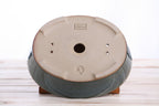 Willow Bonsai Ceramics Oval A Bonsai Pot 8 Inch – Straight‑Sided Oval Ceramic Bonsai & Succulent Planter, High‑Fired Frost‑Proof Stoneware with Drainage & Wiring Holes, Handmade in USA (Seaweed 2025)