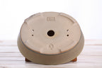 Willow Bonsai Ceramics Oval A Bonsai Pot 8 Inch – Straight‑Sided Oval Ceramic Bonsai & Succulent Planter, High‑Fired Frost‑Proof Stoneware with Drainage & Wiring Holes, Handmade in USA (Speckled Moss)