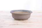 Willow Bonsai Ceramics Round Bonsai Pot 7 Inch – Round Ceramic Bonsai & Succulent Planter with Accentuated Rim and Sculpted Foot Ring, High‑Fired Frost‑Proof Stoneware, Handmade in USA (Ocean)