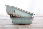 Willow Bonsai Ceramics Square Bonsai Pot 7 Inch – Low‑Profile Square Ceramic Bonsai & Succulent Planter with Accentuated Rim, High‑Fired Frost‑Proof Stoneware, Handmade in USA (Glacier)