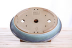 Willow Bonsai Ceramics Landscape Oval A Bonsai Pot 10 Inch – Large Oval Ceramic Bonsai Planter for Forest, Group & Specimen Tree Plantings, High‑Fired Frost‑Proof Stoneware, Handmade in USA (Glacier)
