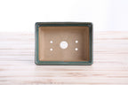 Willow Bonsai Ceramics Rectangle Deep Bonsai Pot 5 Inch – Higher‑Profile Rectangular Ceramic Bonsai & Succulent Planter with Accentuated Rim, High‑Fired Frost‑Proof Stoneware, Handmade in USA (Seaweed 2025)