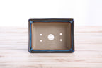 Willow Bonsai Ceramics Rectangle Deep Bonsai Pot 5 Inch – Higher‑Profile Rectangular Ceramic Bonsai & Succulent Planter with Accentuated Rim, High‑Fired Frost‑Proof Stoneware, Handmade in USA (Peacock 2025)