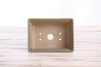 Willow Bonsai Ceramics Rectangle Deep Bonsai Pot 5 Inch – Higher‑Profile Rectangular Ceramic Bonsai & Succulent Planter with Accentuated Rim, High‑Fired Frost‑Proof Stoneware, Handmade in USA (Speckled Moss)