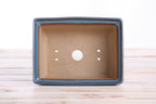 Willow Bonsai Ceramics Rectangle Deep Bonsai Pot 7 Inch – Higher‑Profile Rectangular Ceramic Bonsai & Succulent Planter with Accentuated Rim, High‑Fired Frost‑Proof Stoneware, Handmade in USA (Peacock 2025)