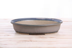Willow Bonsai Ceramics Landscape Oval A Bonsai Pot 10 Inch – Large Oval Ceramic Bonsai Planter for Forest, Group & Specimen Tree Plantings, High‑Fired Frost‑Proof Stoneware, Handmade in USA (Ocean)