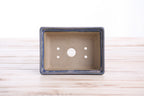 Willow Bonsai Ceramics Rectangle Deep Bonsai Pot 5 Inch – Higher‑Profile Rectangular Ceramic Bonsai & Succulent Planter with Accentuated Rim, High‑Fired Frost‑Proof Stoneware, Handmade in USA (Ocean)