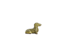 Willow Ceramics Butch the Dachshund Figurine – Mini Handmade Ceramic Dog Sculpture, High‑Fired Stoneware Décor, Made in Colorado, USA (Yellow)