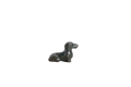 Willow Ceramics Butch the Dachshund Figurine – Mini Handmade Ceramic Dog Sculpture, High‑Fired Stoneware Décor, Made in Colorado, USA (Seaweed 2025)