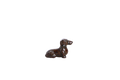 Willow Ceramics Butch the Dachshund Figurine – Mini Handmade Ceramic Dog Sculpture, High‑Fired Stoneware Décor, Made in Colorado, USA (Dark Honey)