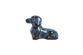 Willow Ceramics Butch the Dachshund Magnet – Mini Handmade Ceramic Dog Figurine Fridge Magnet, High‑Fired Stoneware Décor, Made in Colorado, USA (Peacock 2025)